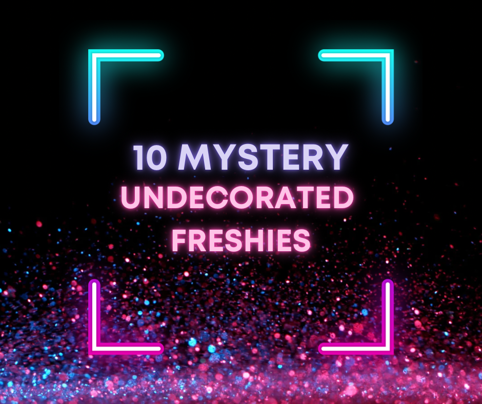10 Mystery UNDECORATED Freshies *READ DESCRIPTION*