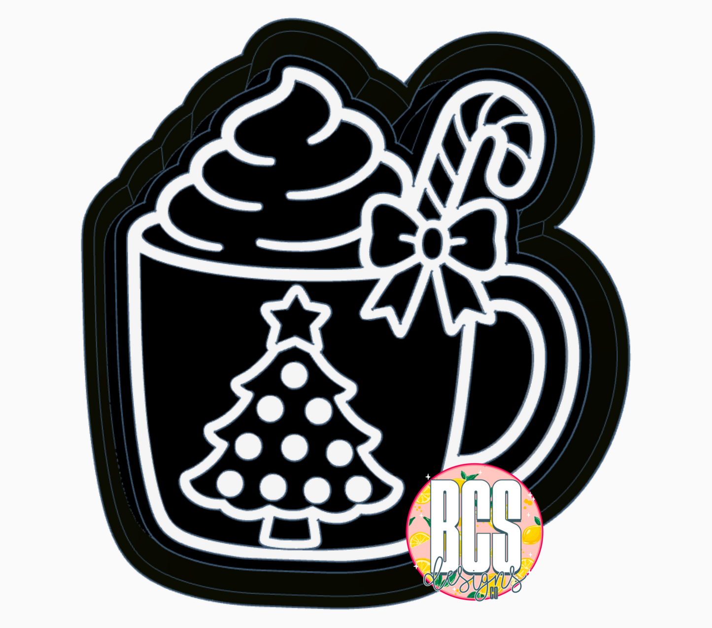 Christmas Mug Freshie Mold - BCS EXCLUSIVE