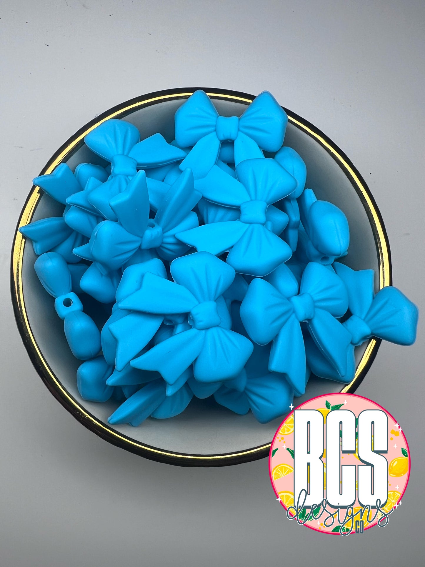 Carribean Coquette Bow Focal Bead BCS EXCLUSIVE