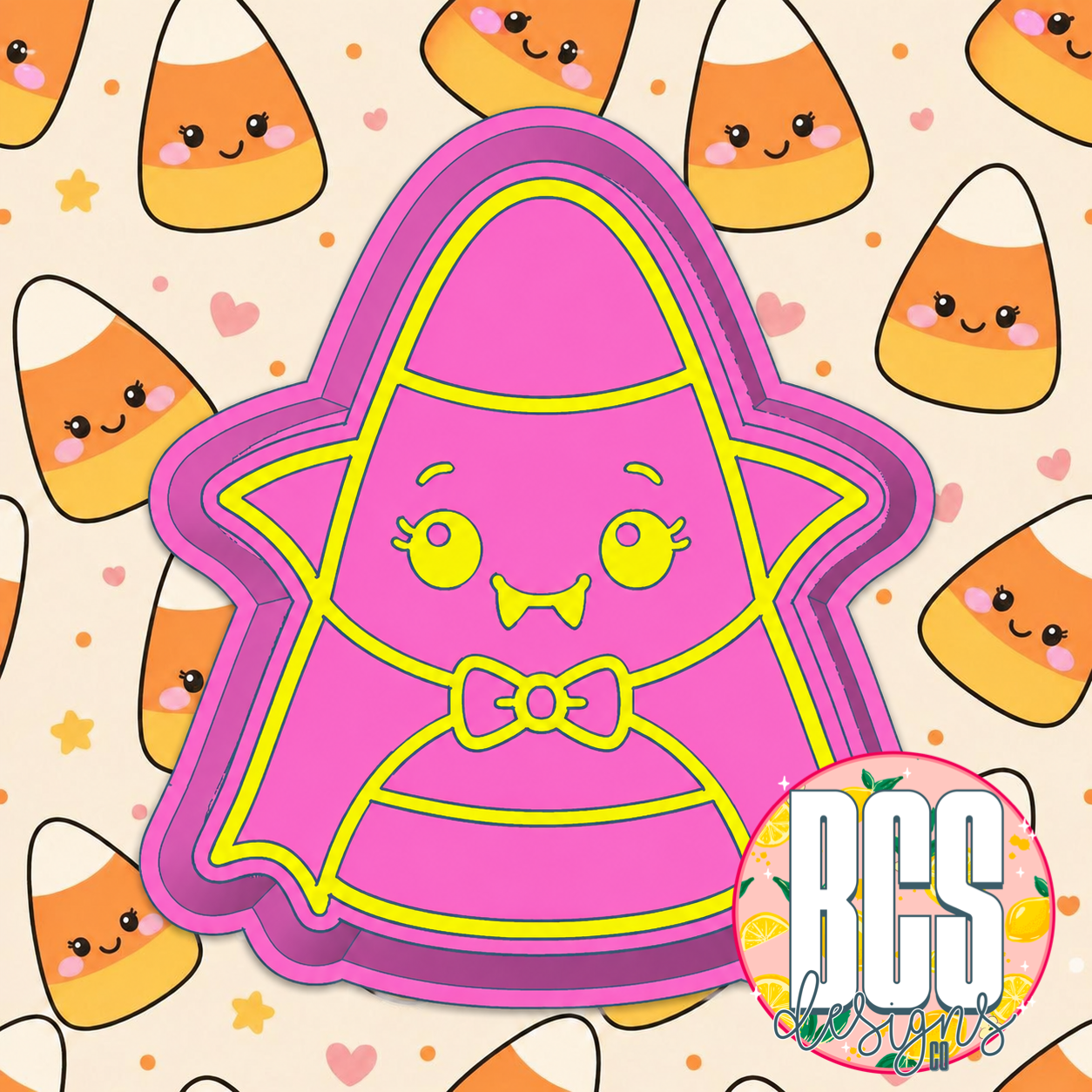 Candy Corn Vampire Freshie Mold - BCS EXCLUSIVE