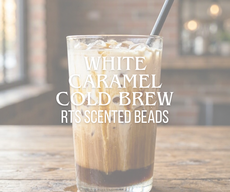 RTS White Caramel Cold Brew Scented Beads