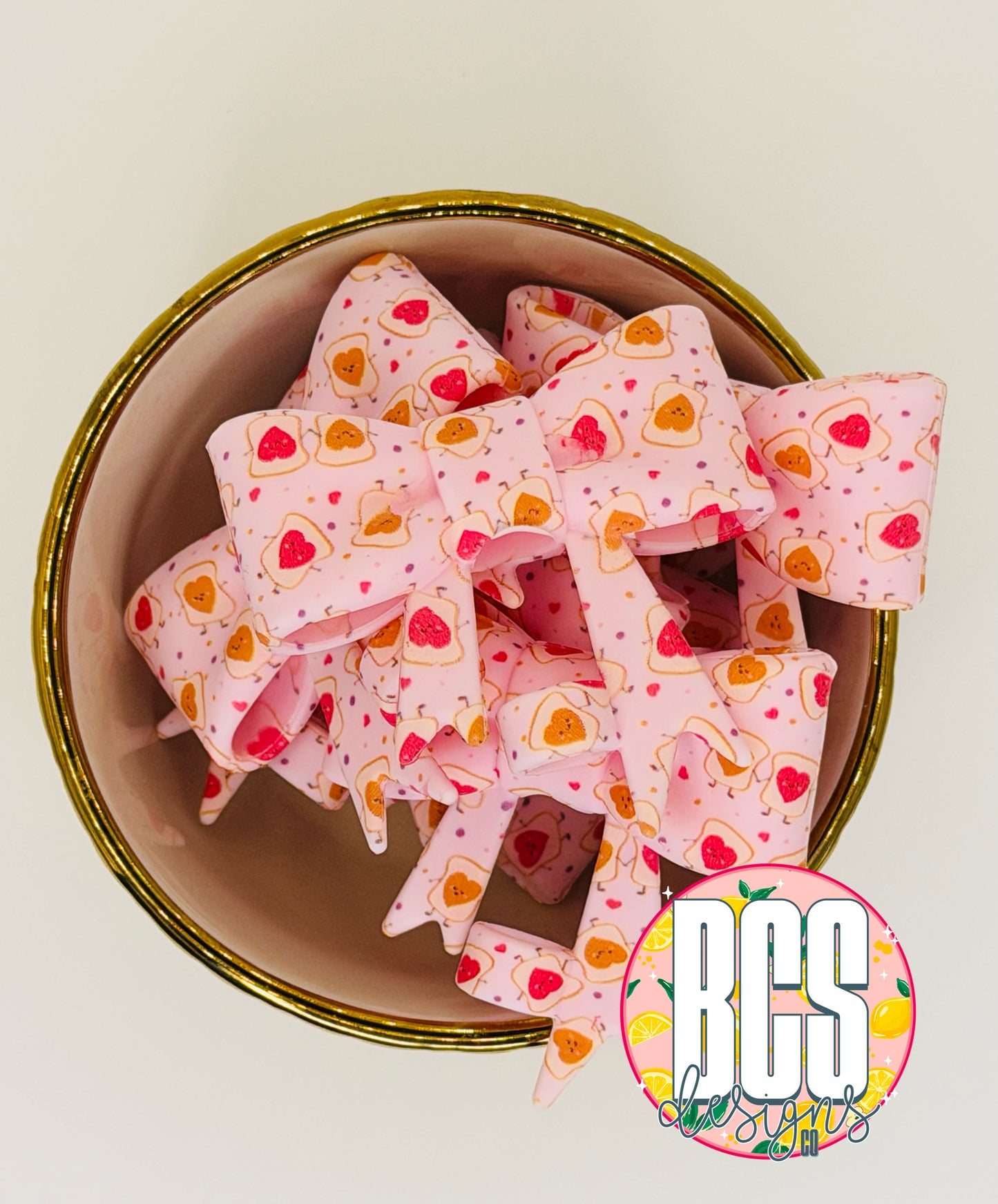 PB & J Besties Bow Straw Topper EXCLUSIVE (Collab)