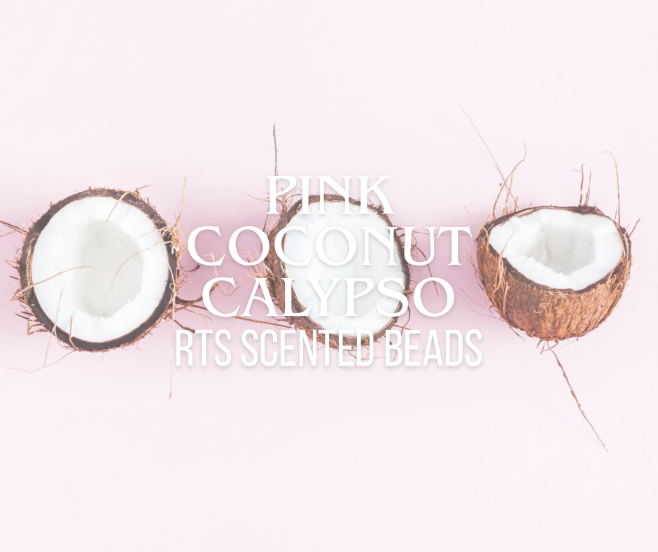 RTS Pink Coconut Calypso Scented Beads