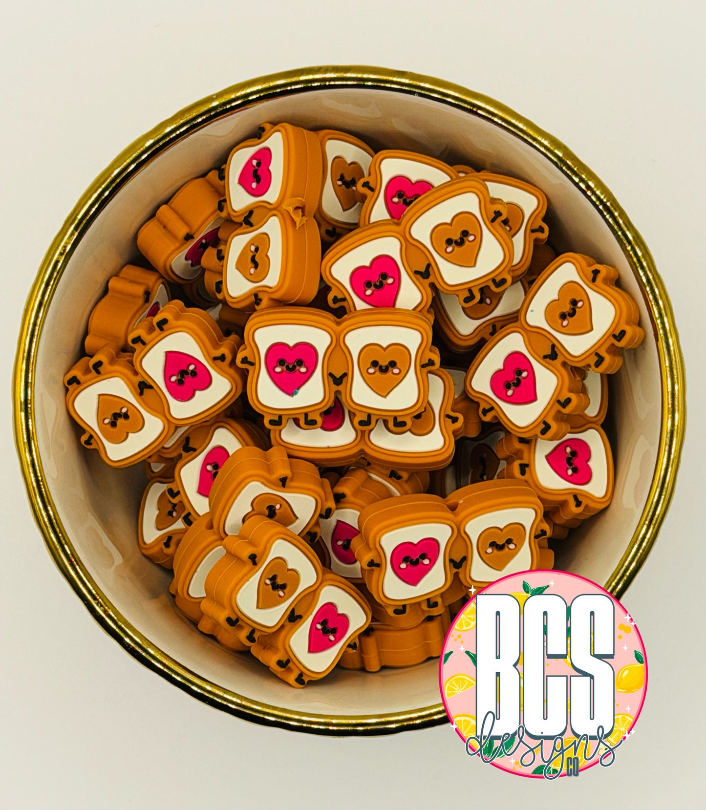 PB & J Besties Focal Bead BCS EXCLUSIVE (Collab)