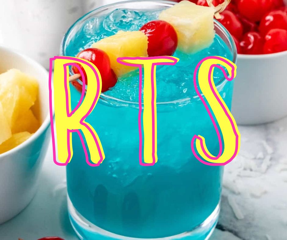RTS Blue Hawaiian Scented Beads