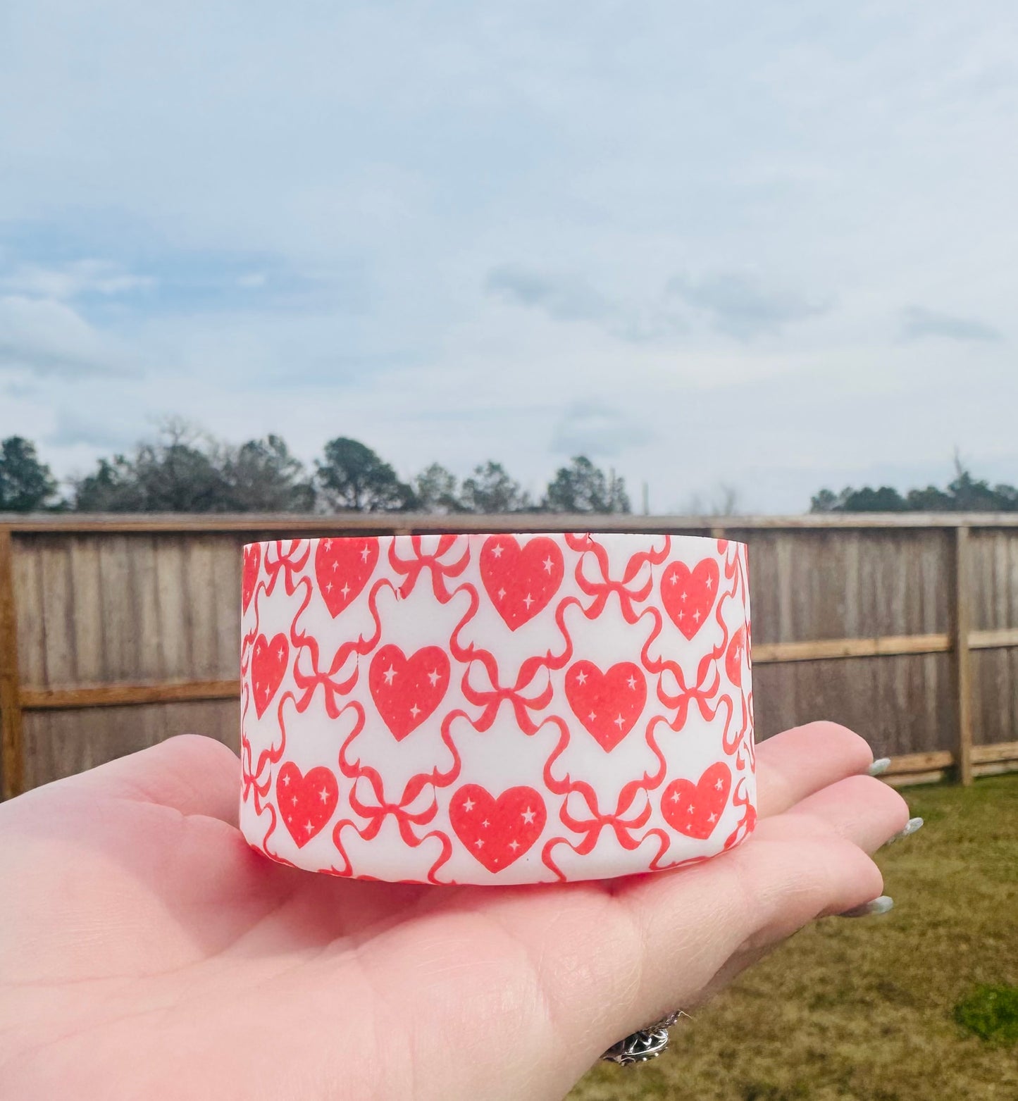 Red Heart Coquette Cup Boot