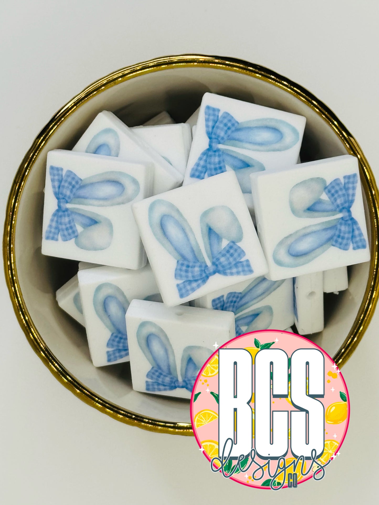 Blue Bunny Ears Focal - BCS EXCLUSIVE