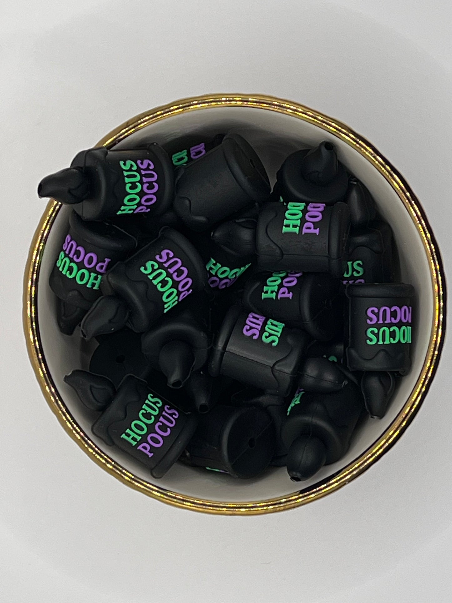3D Black Flame Candle Focal Bead F&H EXCLUSIVE