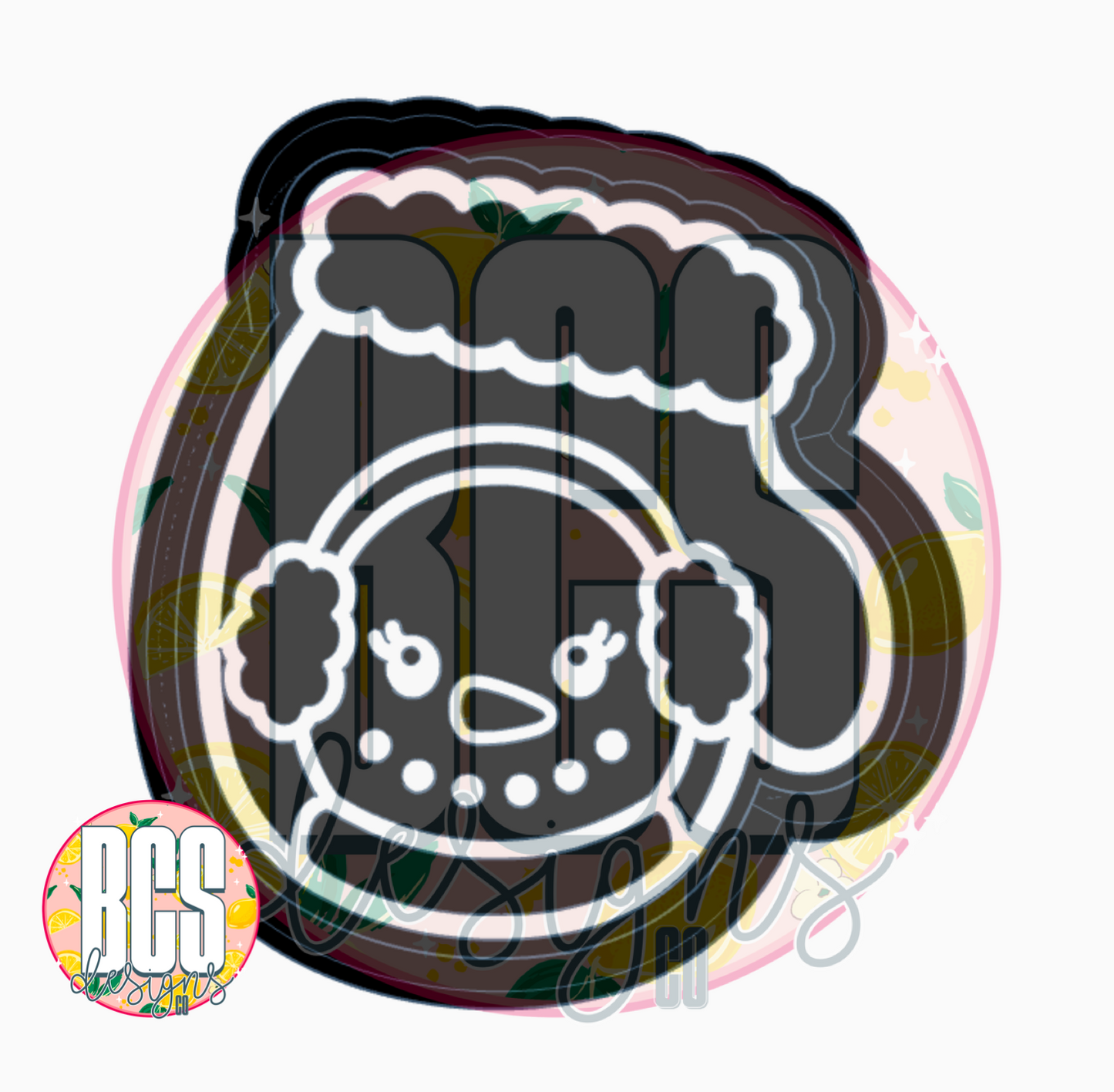 Snowman Mitten Freshie Mold