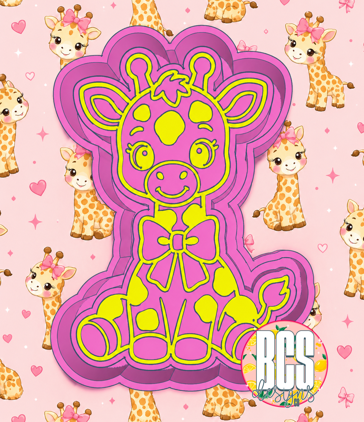 Geena the Giraffe Freshie Mold - BCS EXCLUSIVE