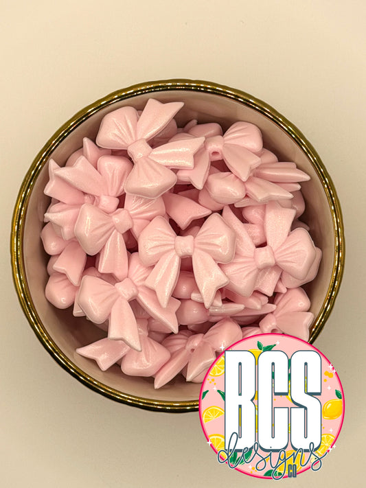 Cherry Blossom OPAL Coquette Bow Focal Bead BCS EXCLUSIVE