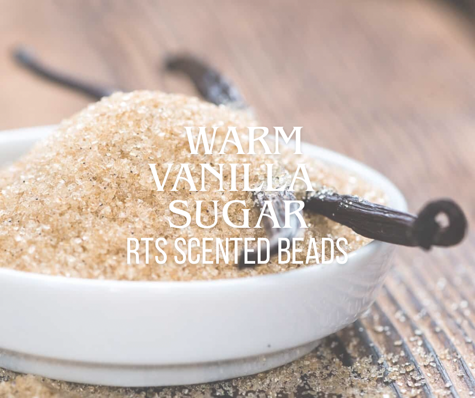RTS Warm Vanilla Sugar Scented Beads