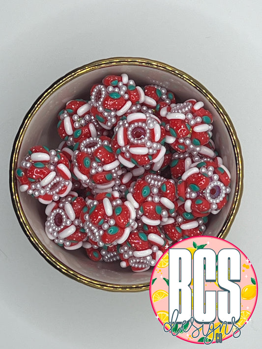 Christmas Stocking Specialty Bead 20mm