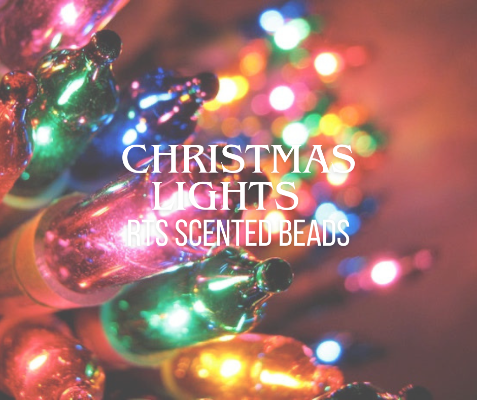 RTS Christmas Lights Scented Freshie Beads