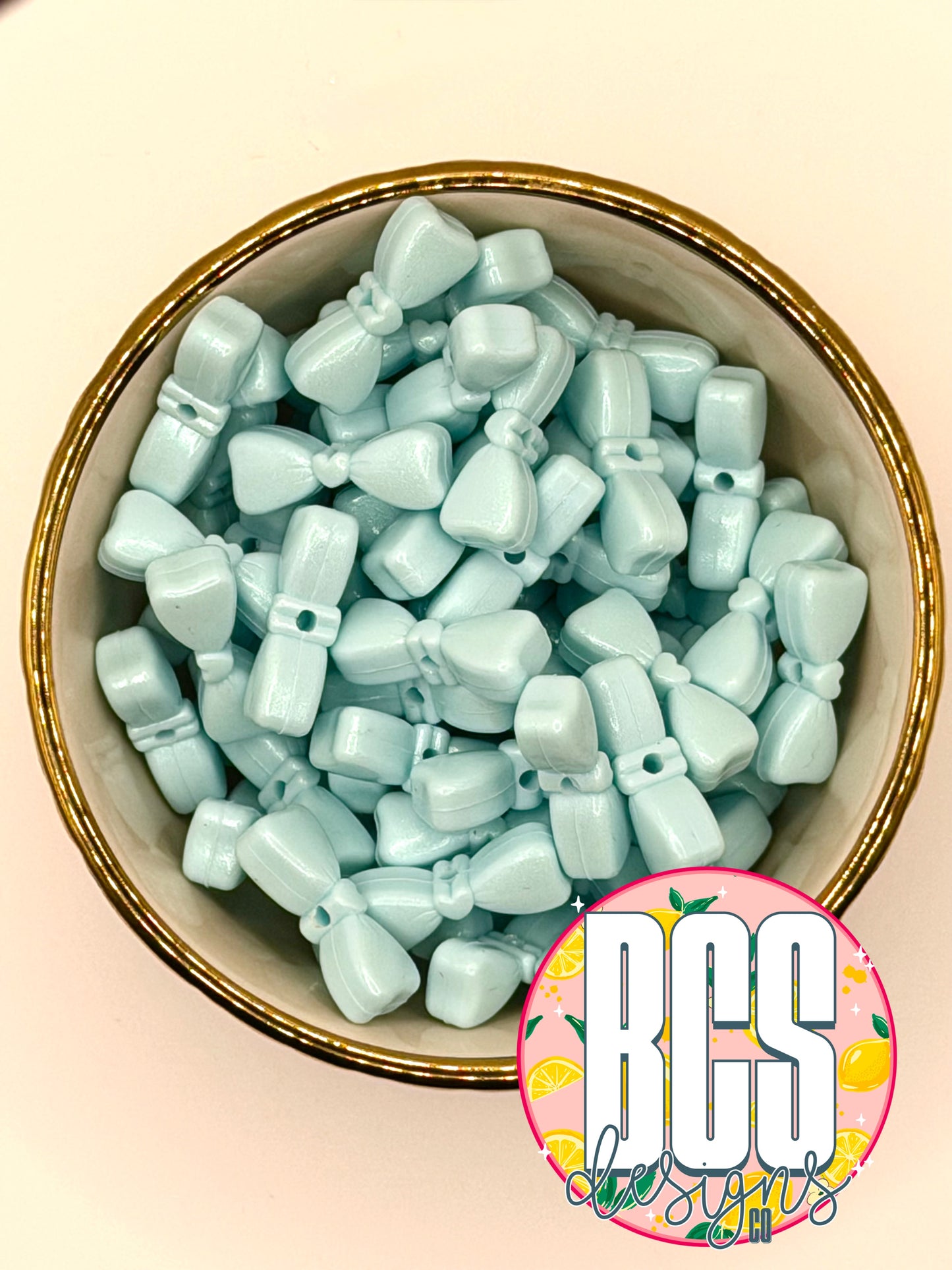 Let It Snow OPAL Cutie Bow Focal Bead BCS EXCLUSIVE