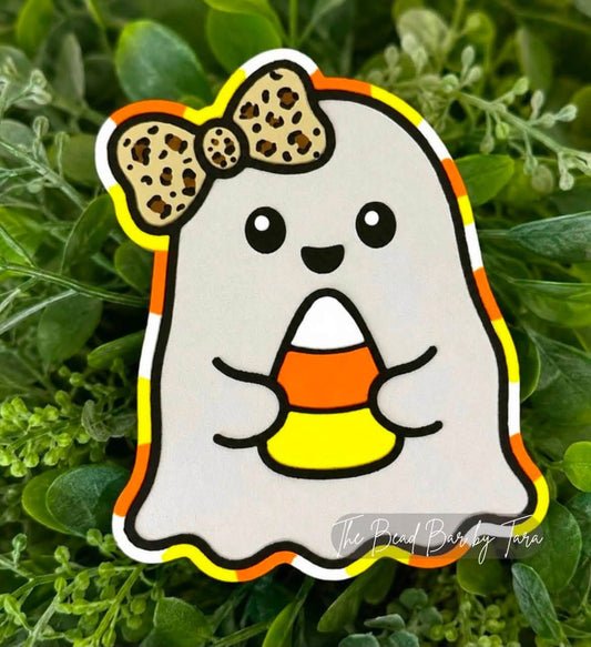 Gail the Ghost W/Candy Corn Freshie Mold - BCS EXCLUSIVE