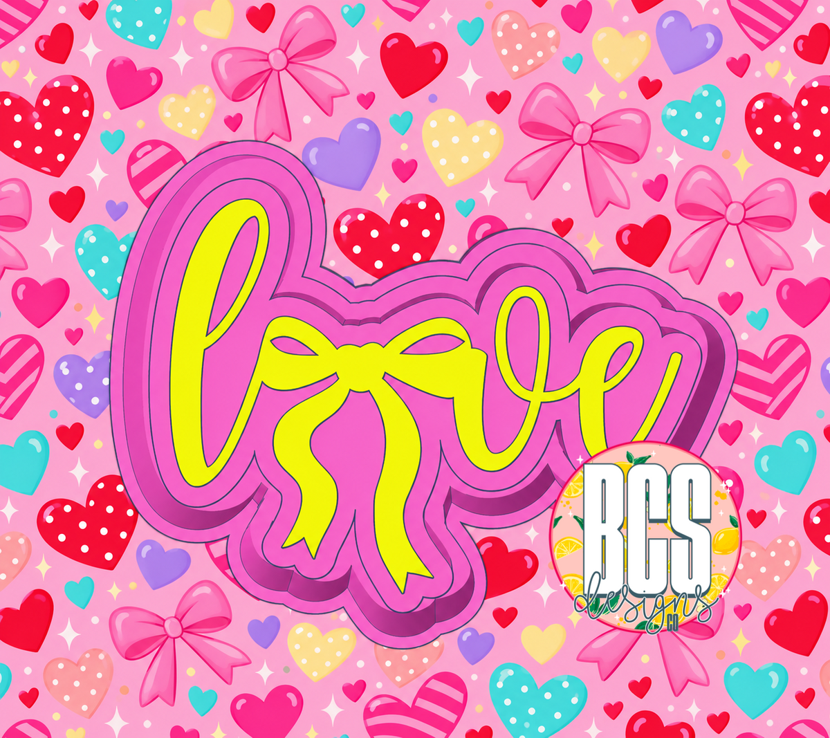 Love Bow Freshie Mold