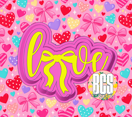 Love Bow Freshie Mold