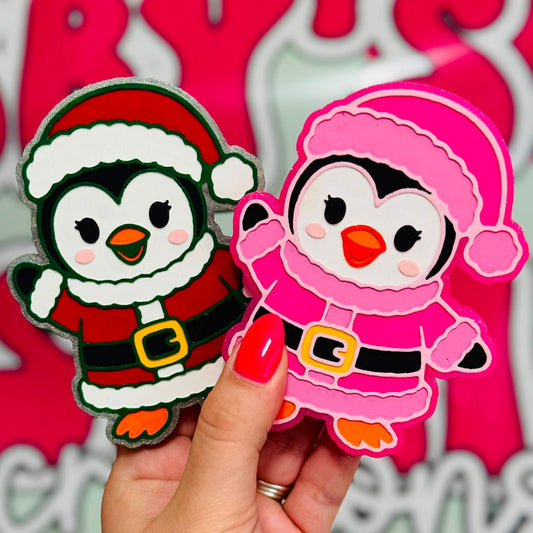 Penguin in Santa Suit Freshie Mold - BCS EXCLUSIVE 87
