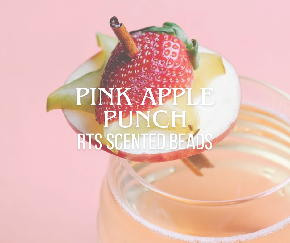 RTS Pink Apple Punch Scented Beads