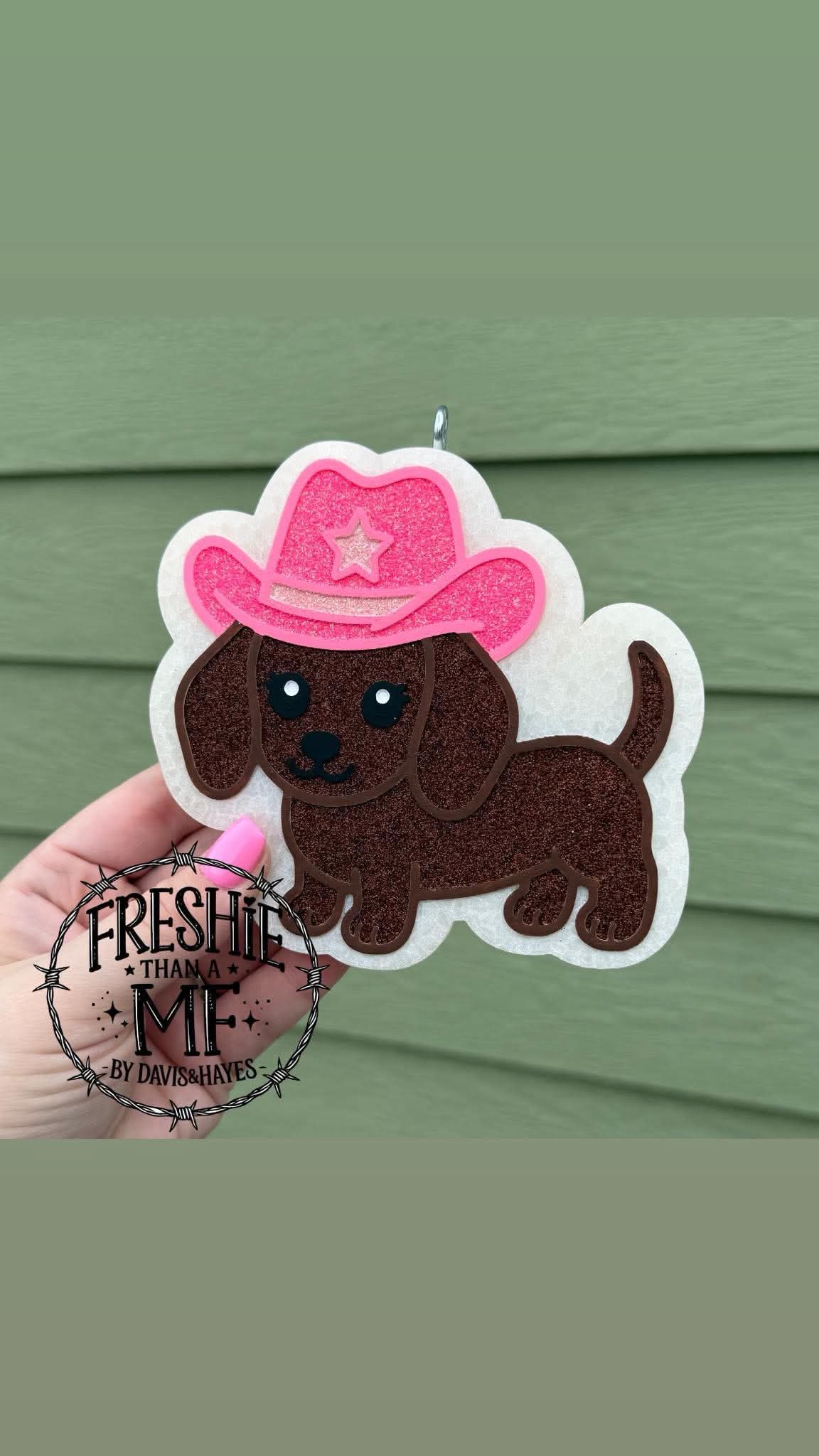 Winnie the Weenie (Cowboy Hat)  Freshie Mold - BCS EXCLUSIVE 60