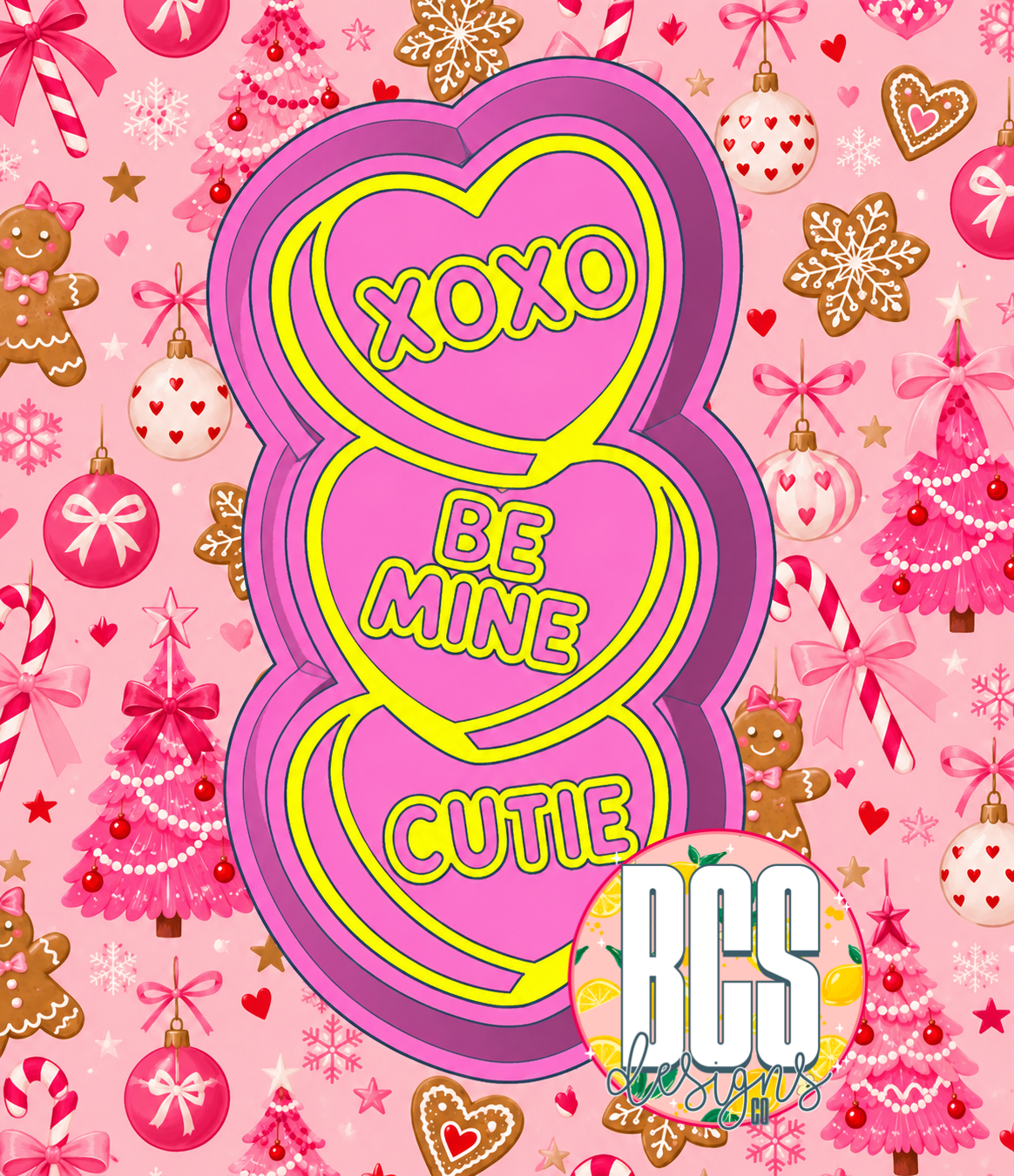 Conversation Heart Stack Freshie Mold