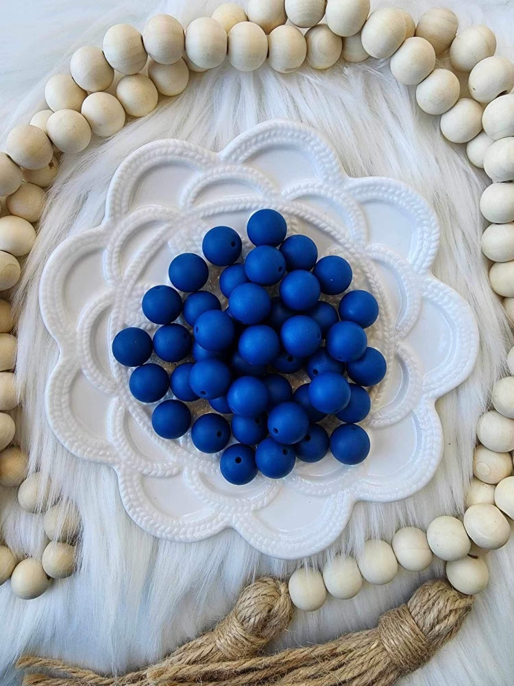 Blueberry Pie 15mm Silicone bead