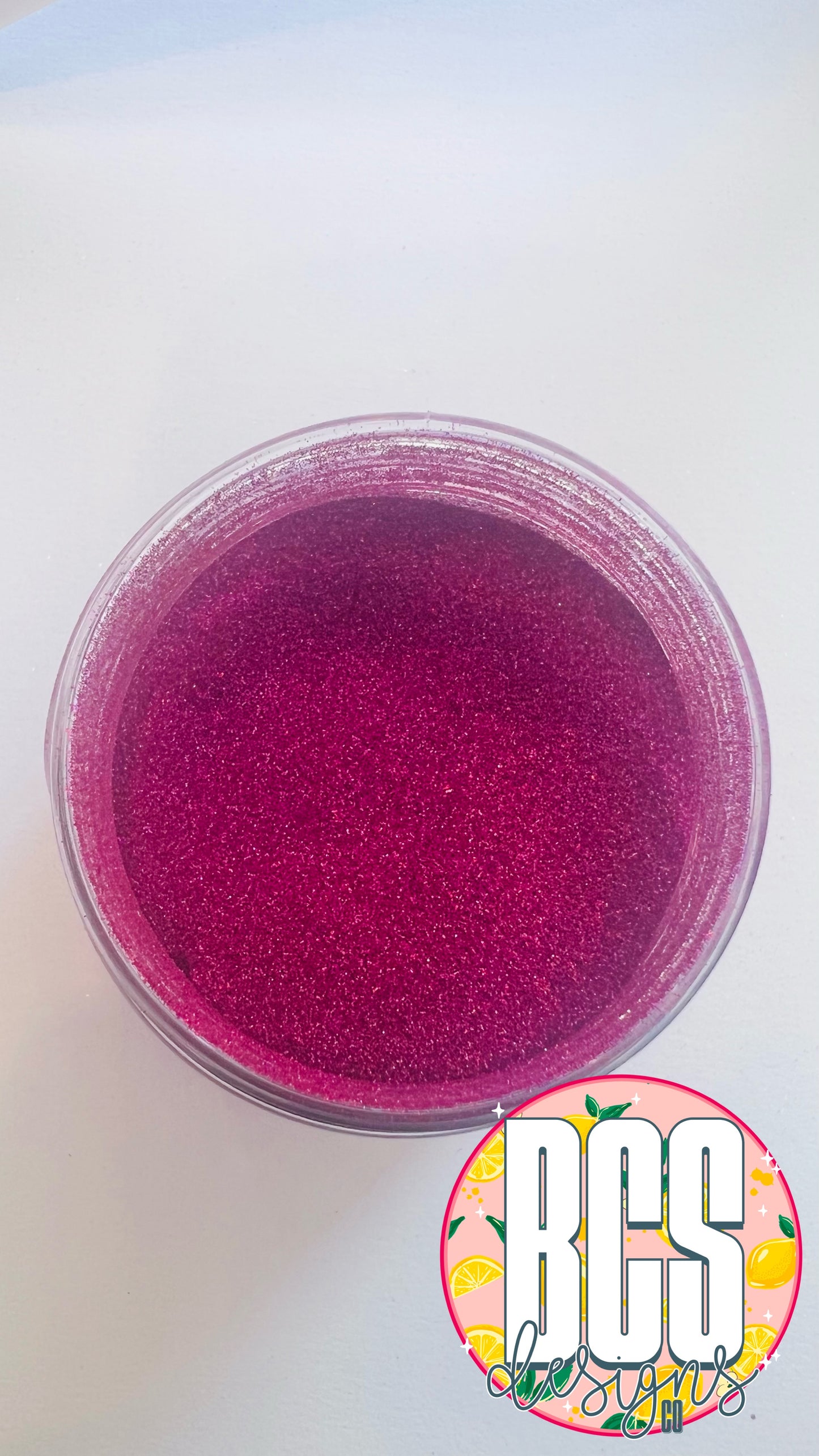 Raspberry Beret Glitter Zest