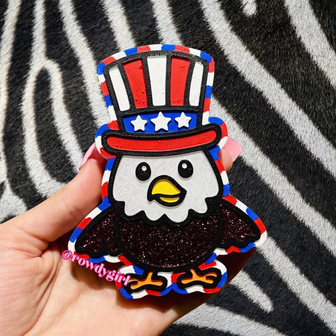 EJ the Eagle Freshie Mold - 8