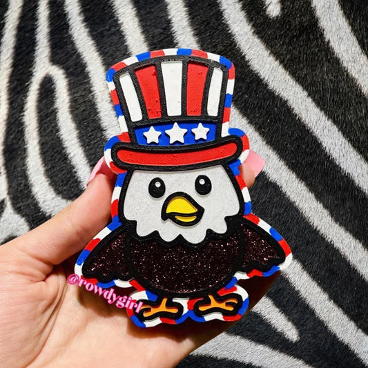 EJ the Eagle Freshie Mold - 8