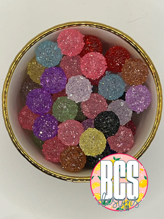 Transparent Sugar Beads 16mm (10 pack)