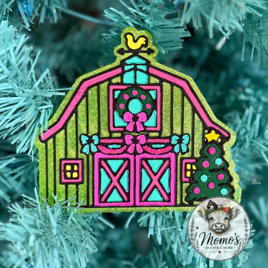 Christmas Barn Freshie Mold - BCS EXCLUSIVE 74