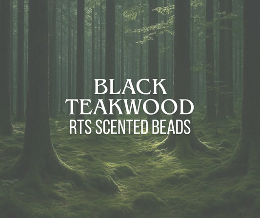 RTS Black Teakwood Scented Beads