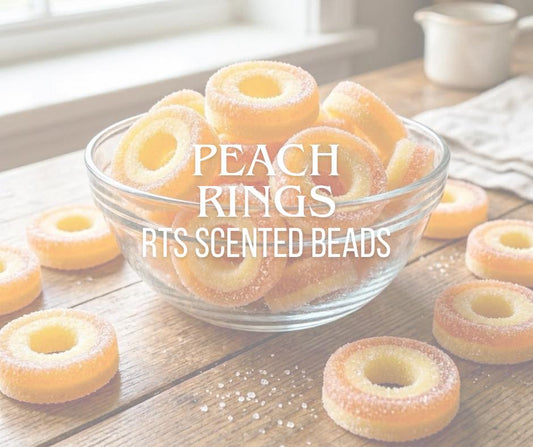 RTS Peach Rings Scented Beads