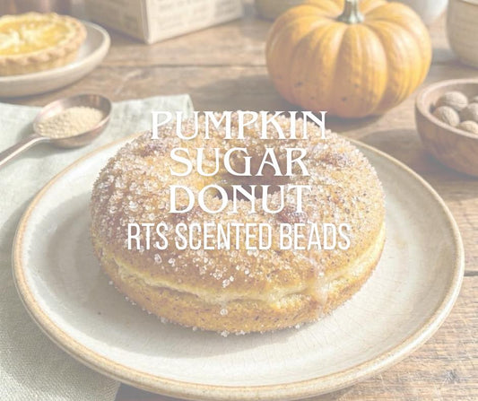 RTS Pumpkin Sugar Donut Scented Beads