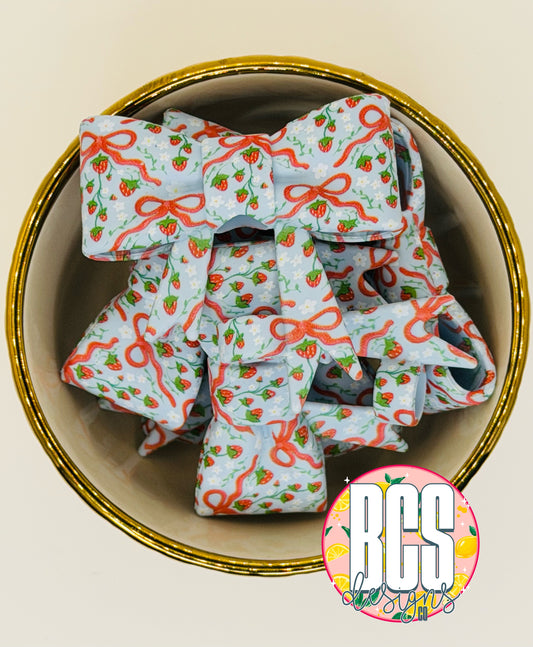 Strawberry Coquette Straw Topper EXCLUSIVE (Collab)