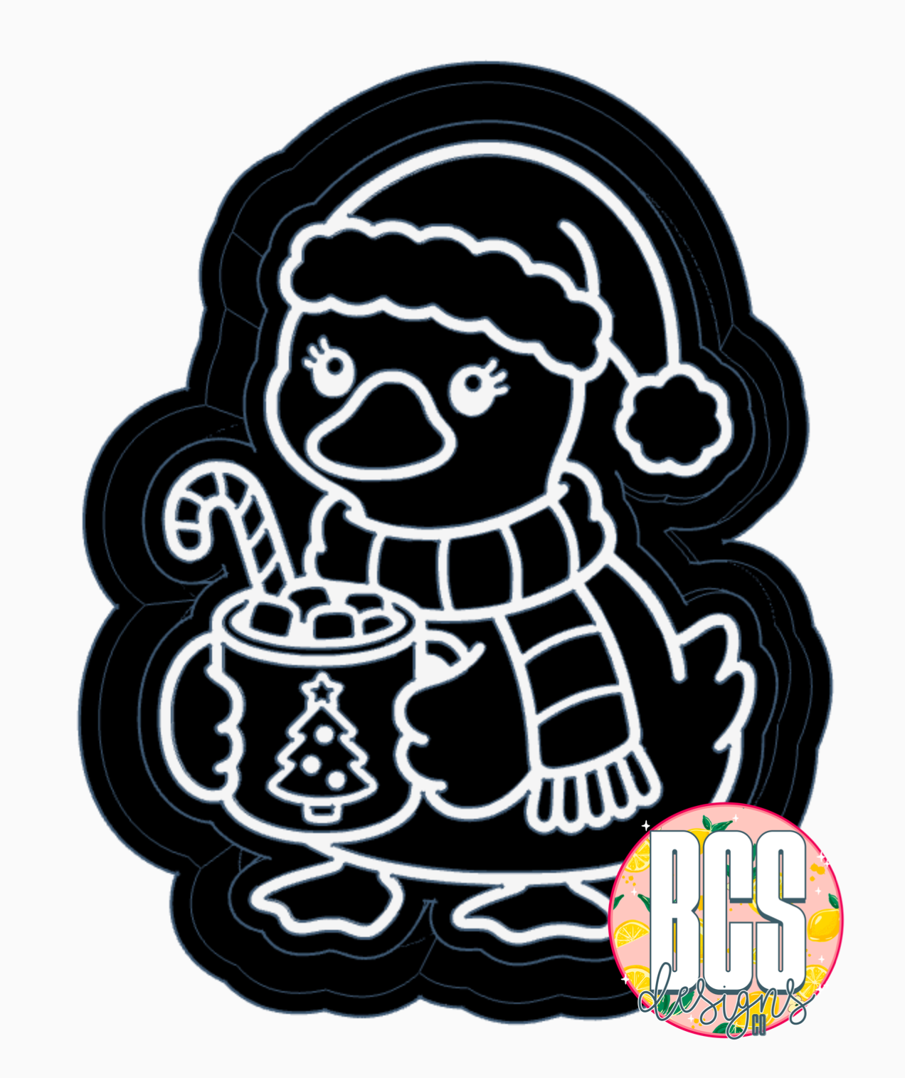 Christmas Eleanor Freshie Mold - BCS EXCLUSIVE