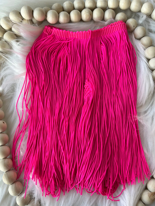 6inch Diva Pink Fringe