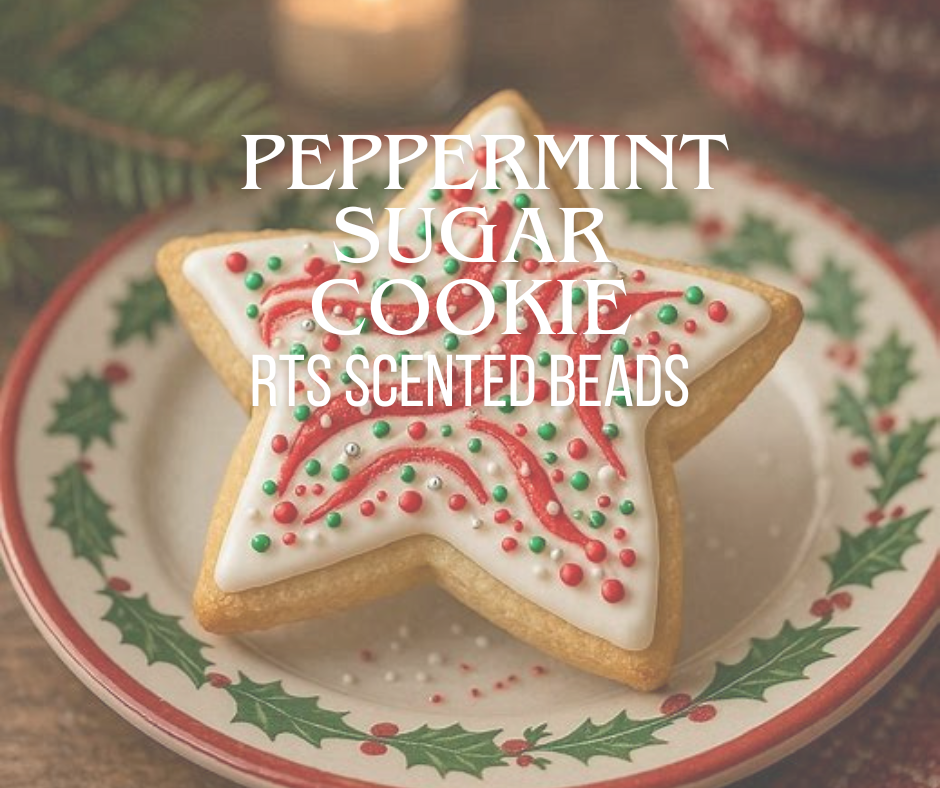 RTS Peppermint Sugar Cookie Scented Beads