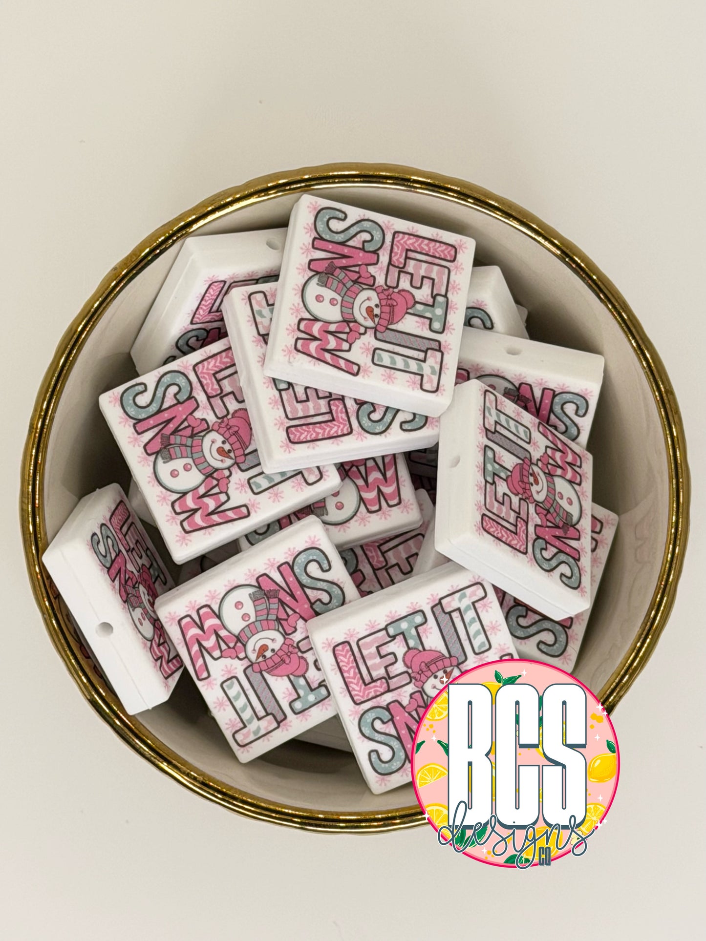 Let it Snow(man) Focal Bead BCS EXCLUSIVE