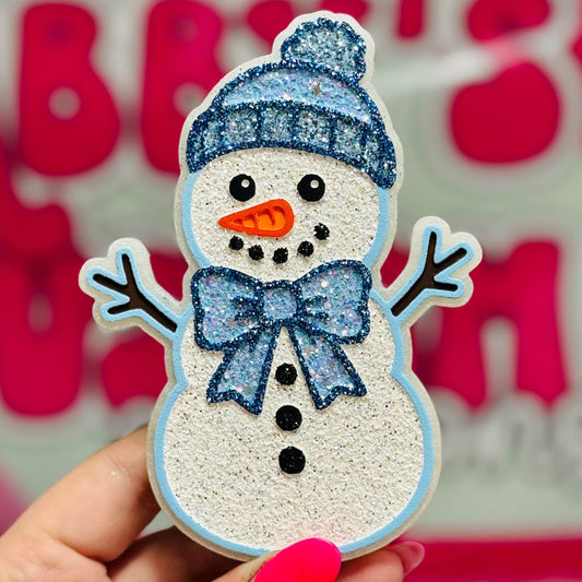 Snowman w/ Bow Freshie Mold - BCS EXCLUSIVE 122