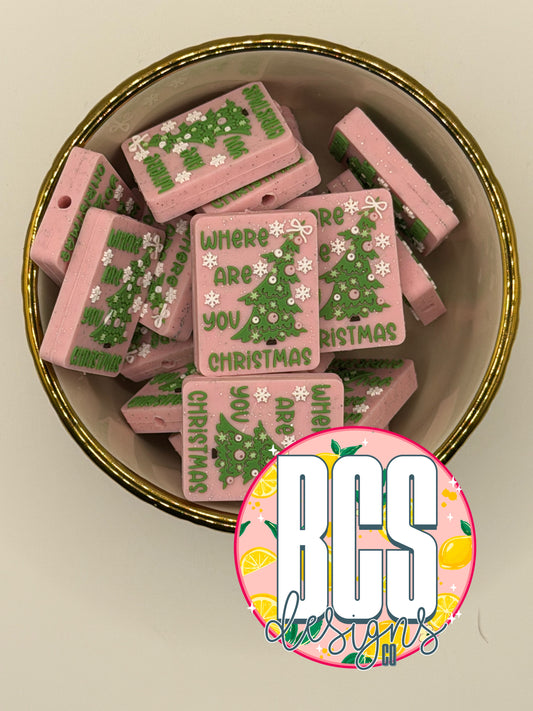 Where Are You Christmas Focal Bead EXCLUSIVE