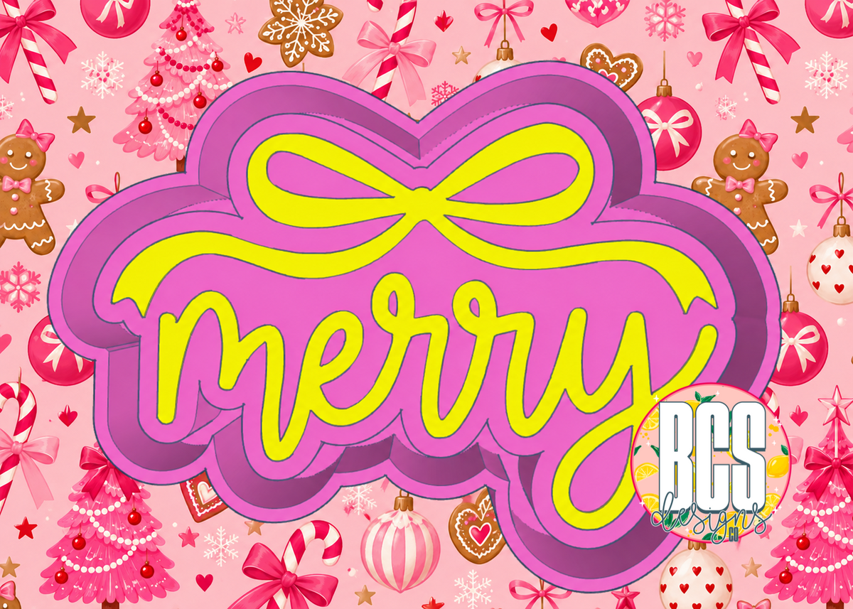 Merry Bow Freshie Mold
