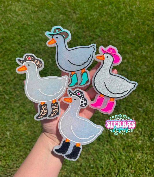 Cowgirl Goose Freshie Mold -10