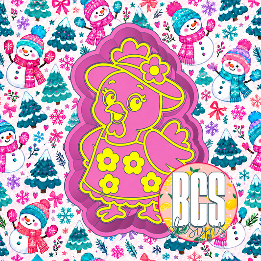Girly Chicken Freshie Mold