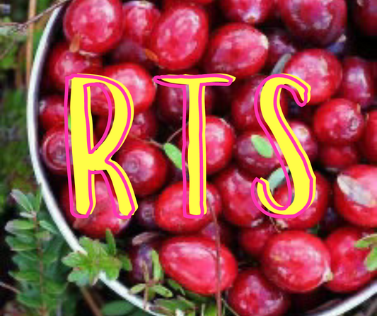 RTS Frosted Cranberry Scented Beads