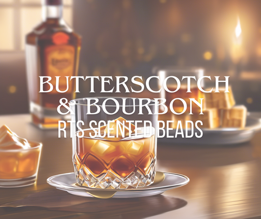 RTS Butterscotch and Bourbon Scented Beads