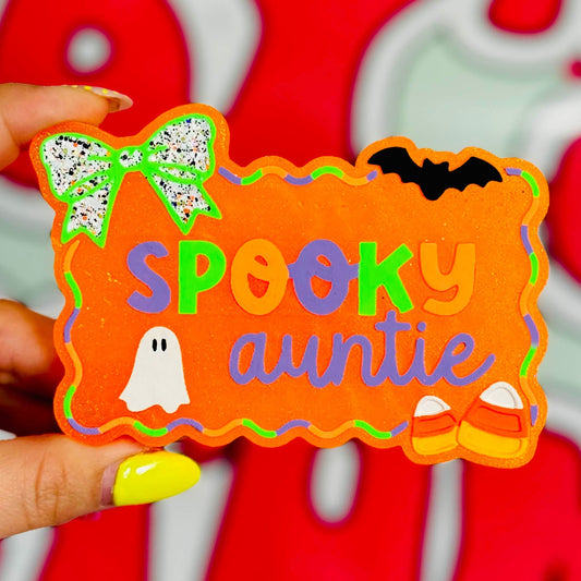 Spooky Auntie Freshie Mold