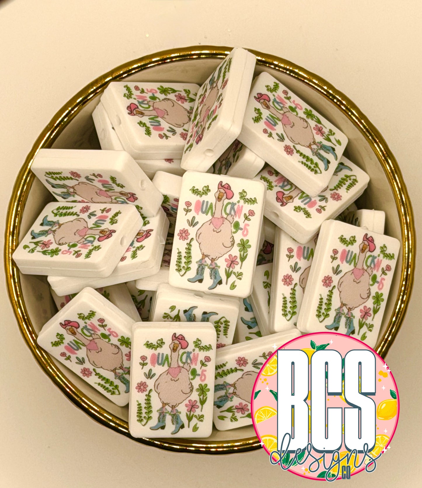 Quackin' 9-5 Focal Bead BCS EXCLUSIVE