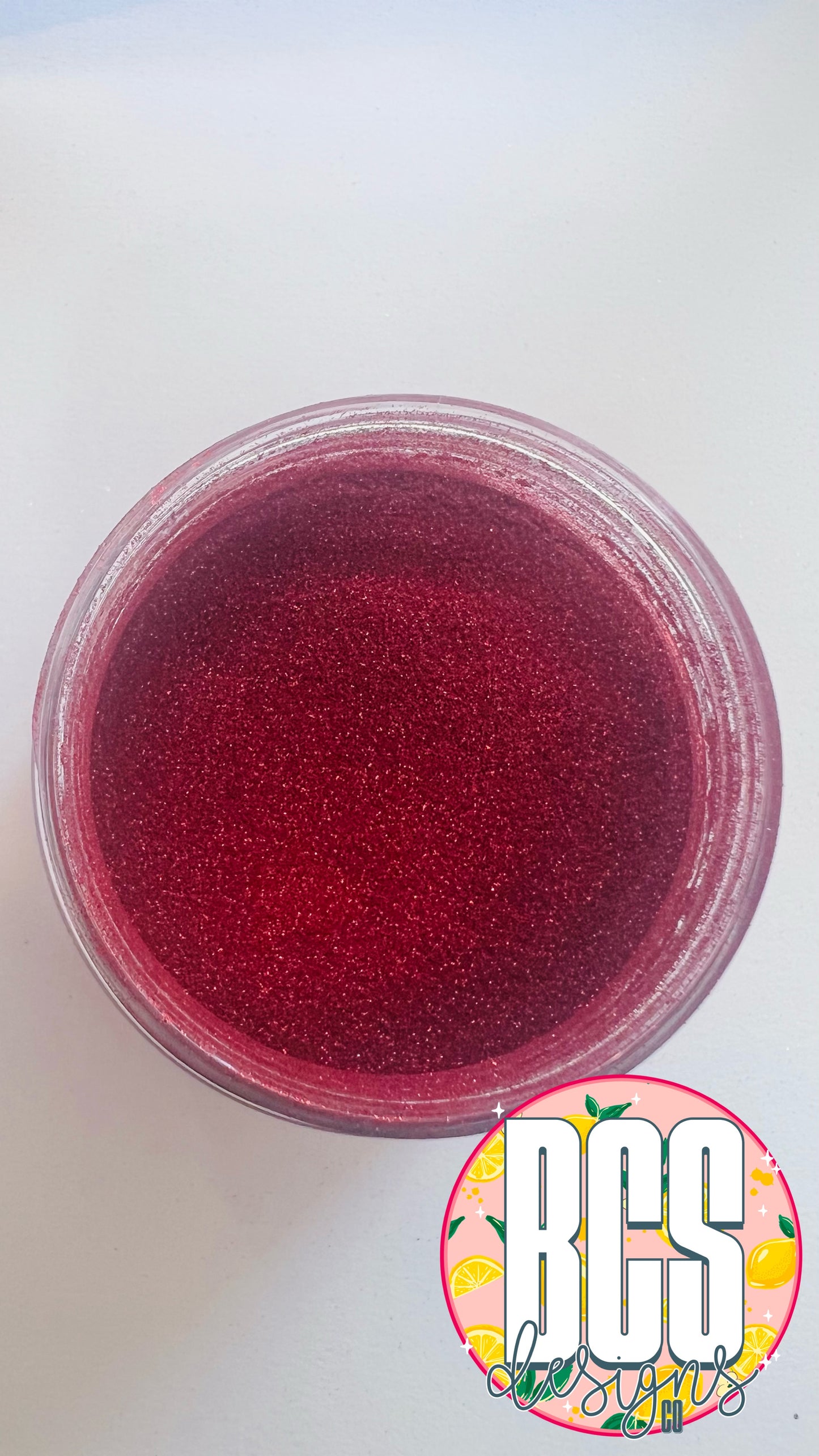 Cardinal Red Glitter Zest